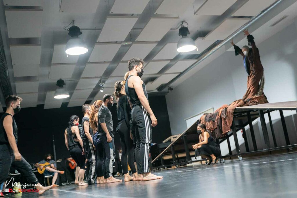 Ensayos 'Amores flamencos' con María Cruz