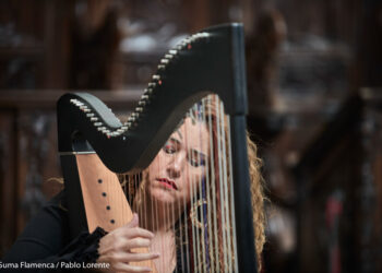 Ana Crismán - Arpa Jonda - Monasterio El Paular (Suma Flamenca) - foto: Pablo Lorente