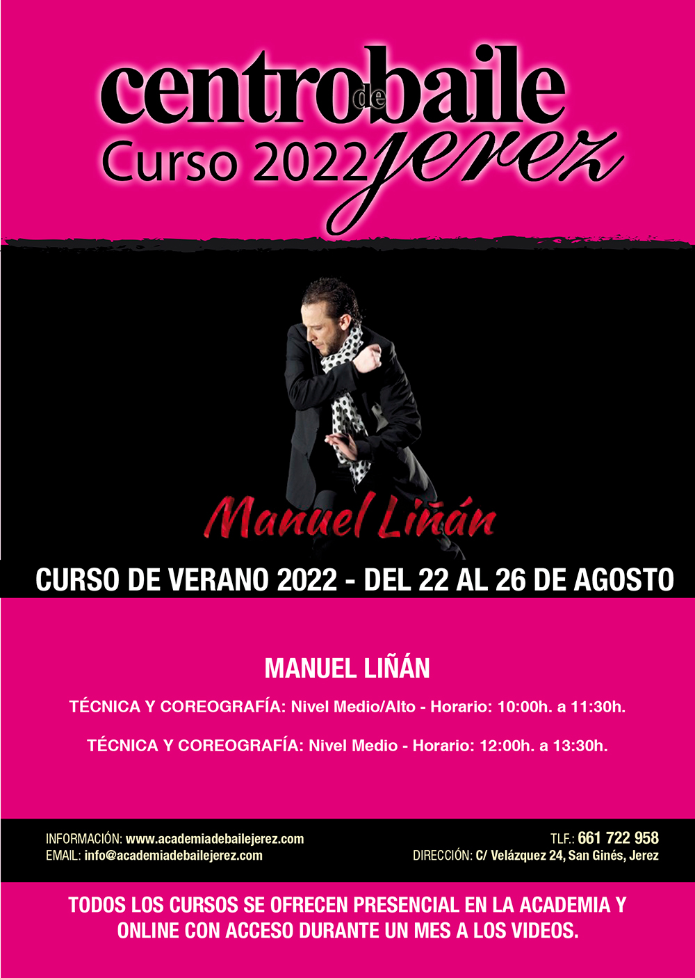 Manuel Liñán - Centro de Baile Jerez Cursos de Verano