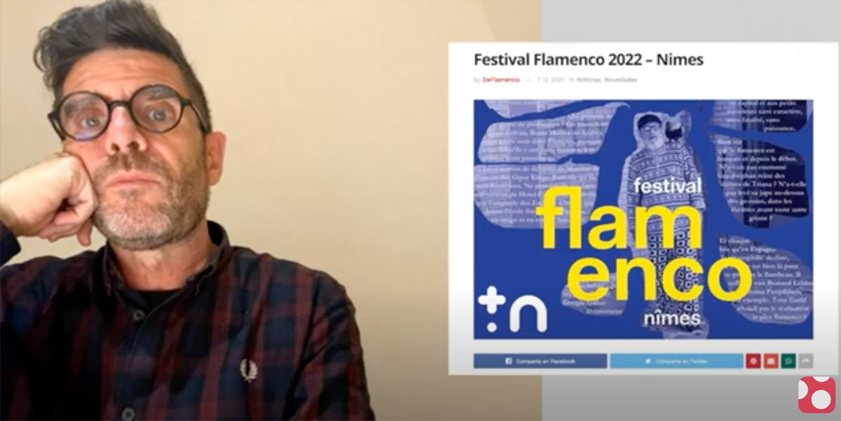 Entrevista a Chema Blanco, director artístico del Festival Flamenco Nîmes