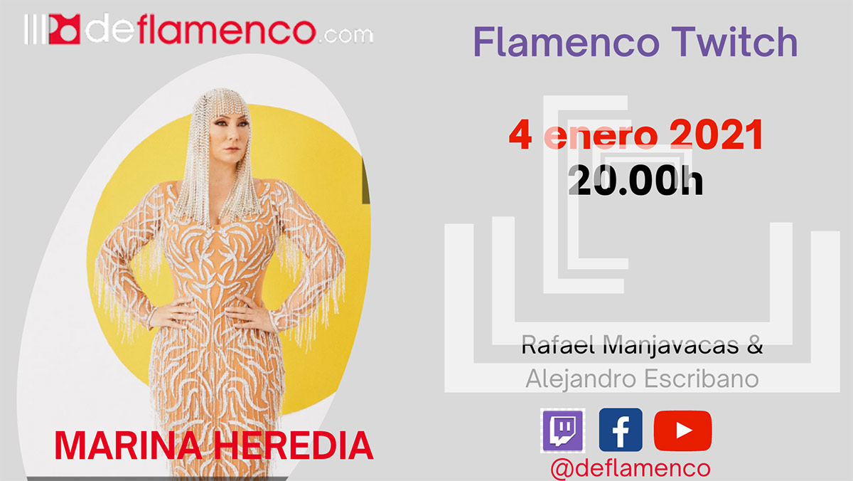 Entrevista a Marina Heredia en Flamenco Twitch