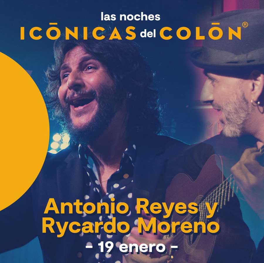 Antonio Reyes con Rycardo Moreno. Las Noches Icónicas del Colón