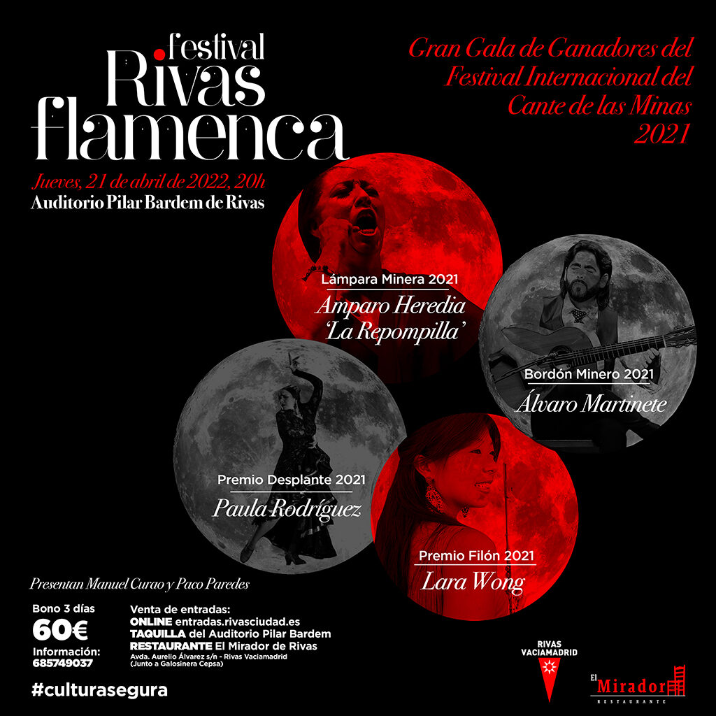 Rivas Flamenca 2022 - 21 abril - Gala Ganadores Cante de las Minas