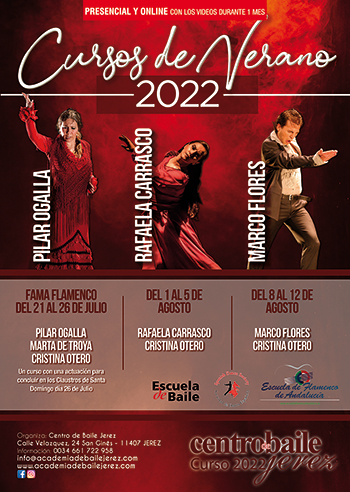 Cursos durante Festival de Jerez 2022- Centro Baile Jerez