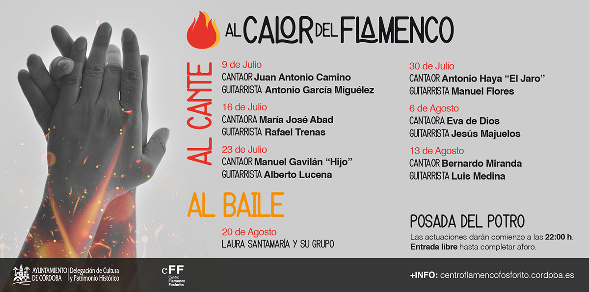 El Centro Flamenco Fosforito presenta siete veladas ‘al calor del flamenco’
