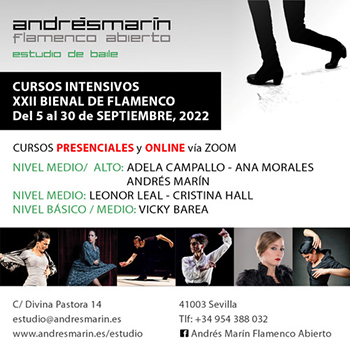 Cursos Bienal de Flamenco - Andrés Marín
