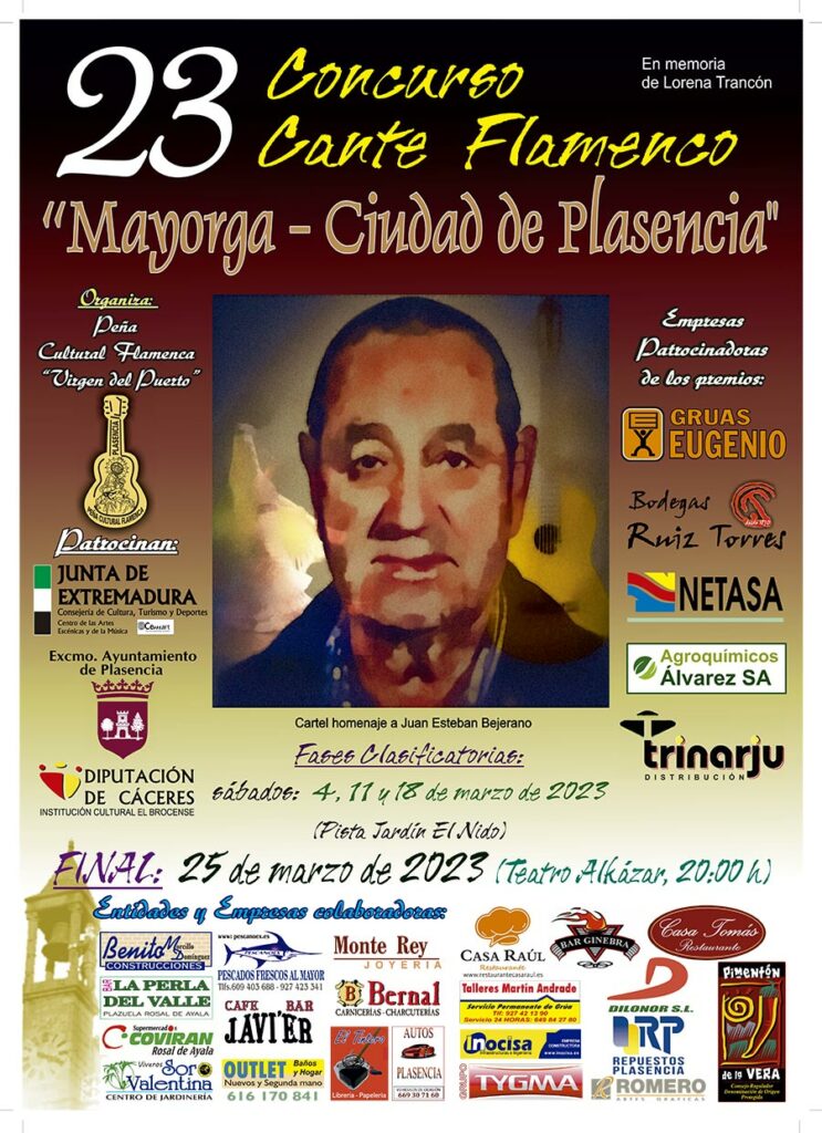 Concurso de Cante - Mayorga Ciudad de Plasencia