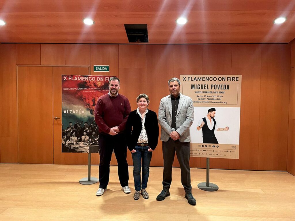 Presentación Flamenco on Fire en Pamplona