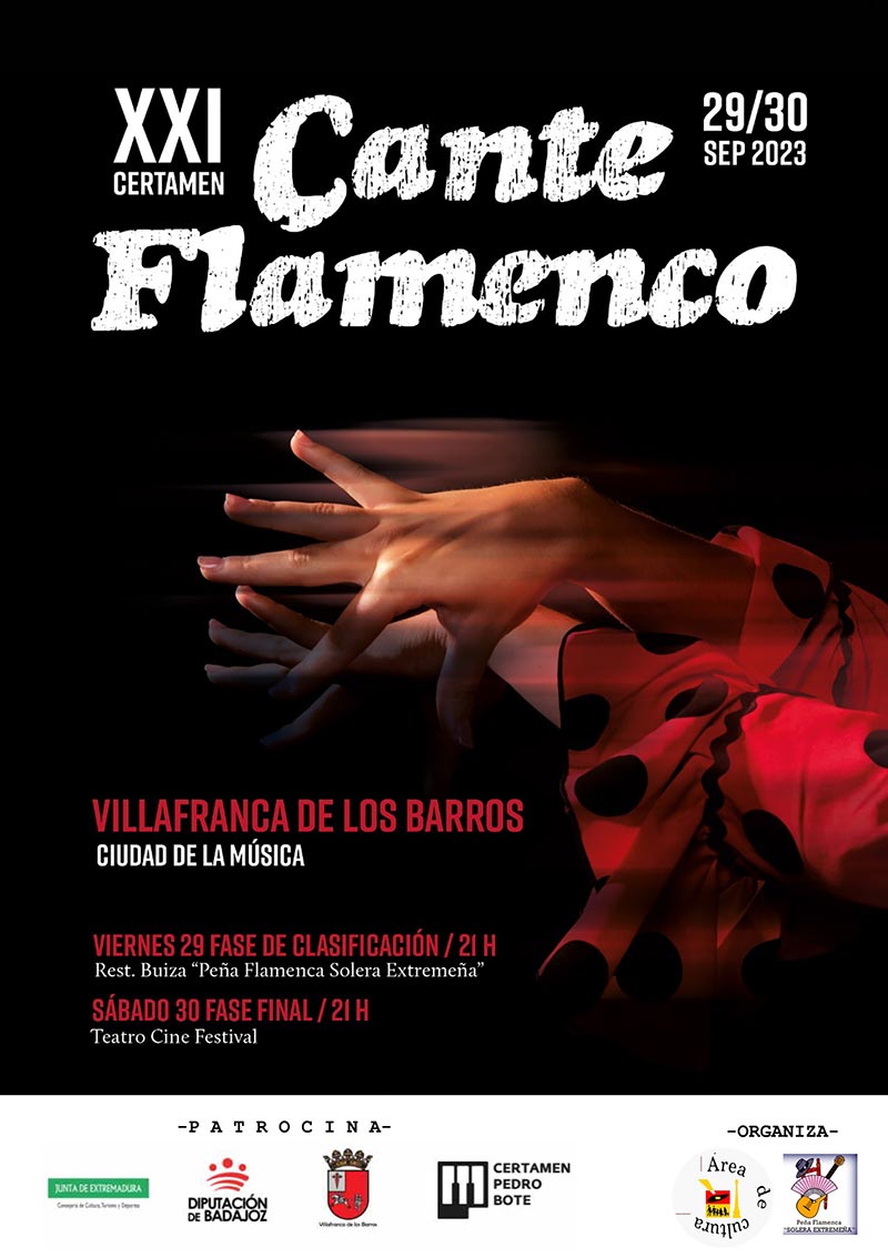 XXI Certamén Cante Flamenco de Villafranca de los Barros