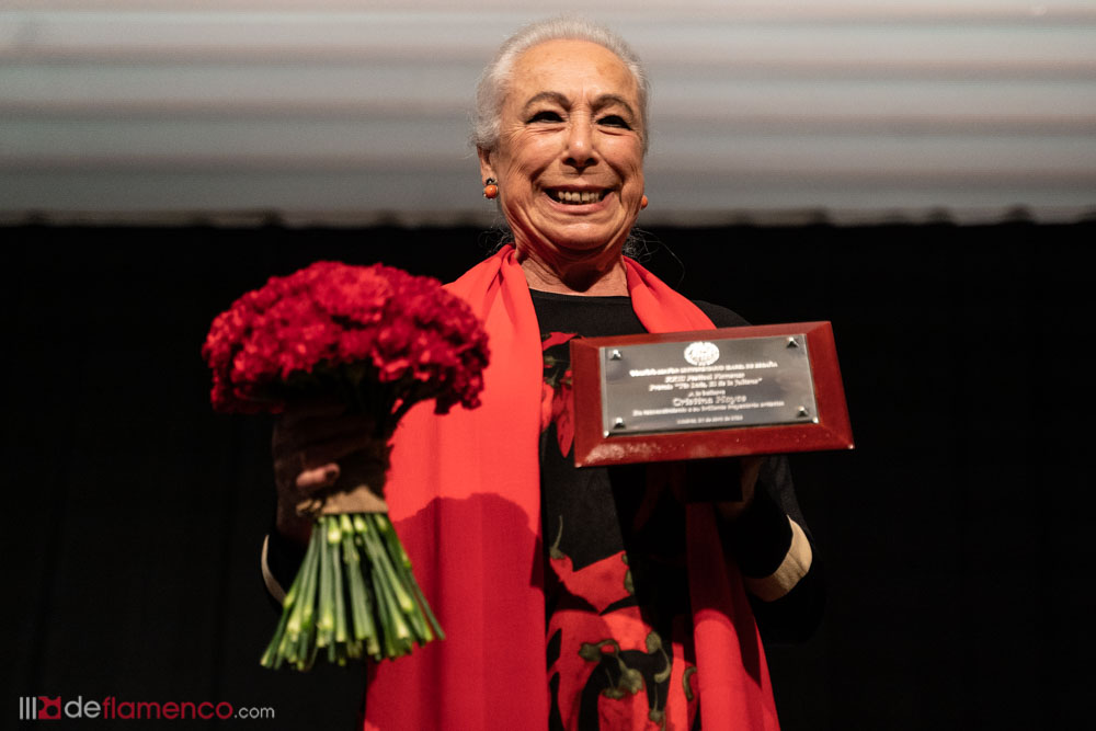 Cristina Hoyos, premio “Tío Luis, El de la Juliana”