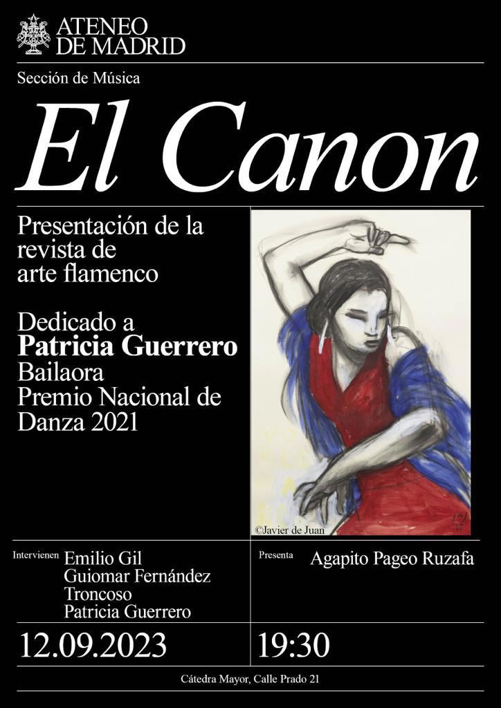 Presentación del nº 6 de la Revista El Canon dedicada a Patricia Guerrero