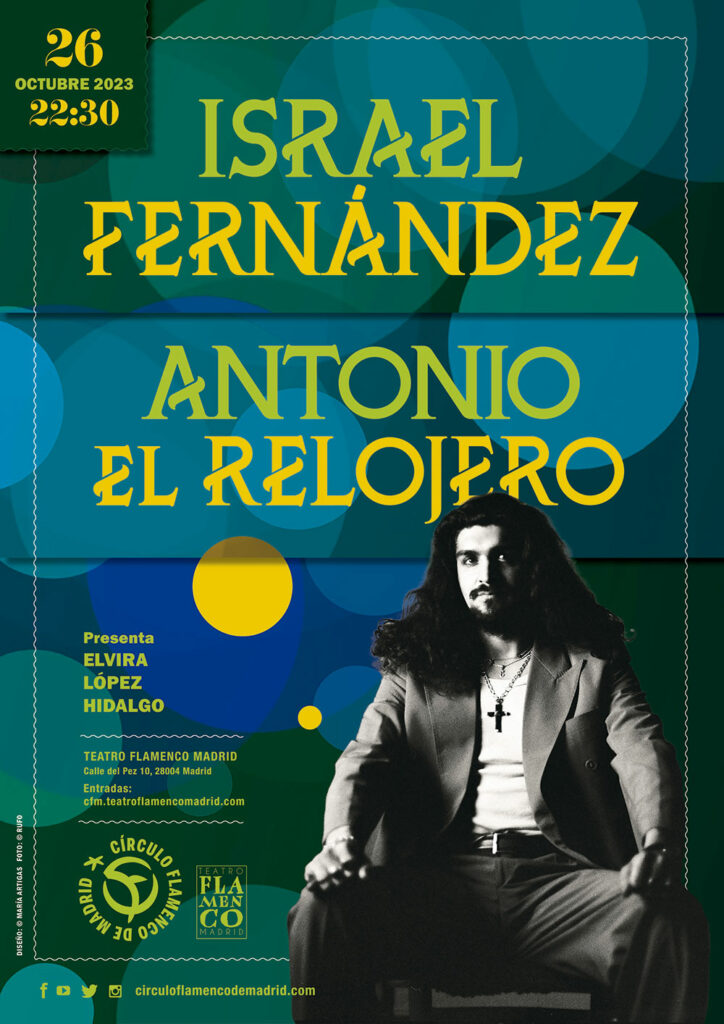 Israel Fernández en el Círculo Flamenco de Madrid