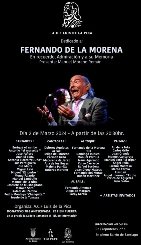 Homenaje a Fernando de la Morena