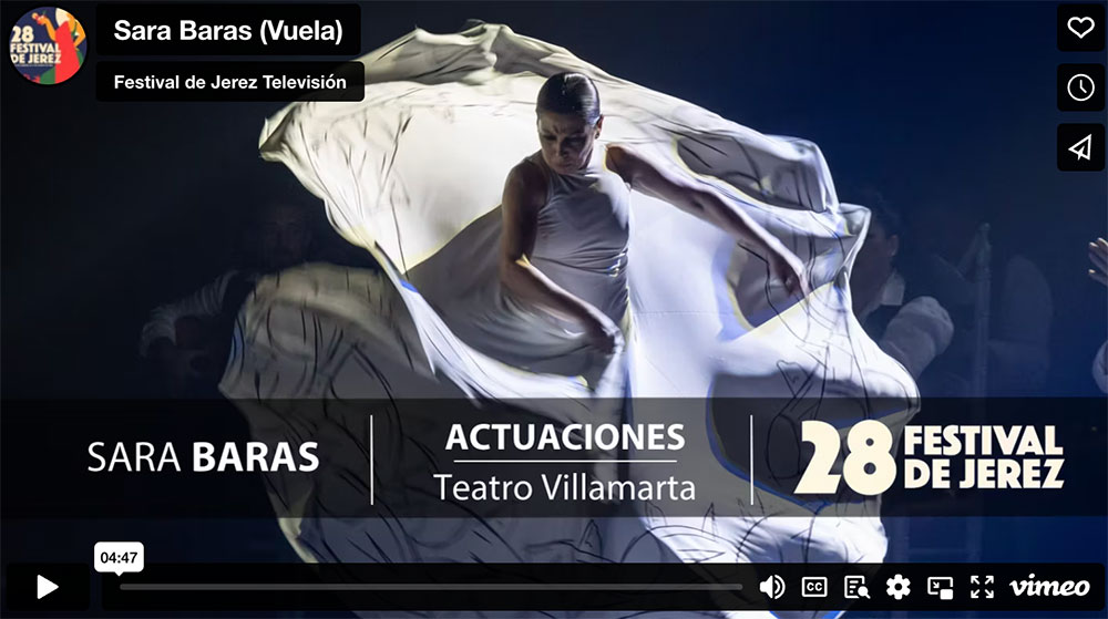 Sara Baras – Vuela – Vídeo en el Festival de Jerez