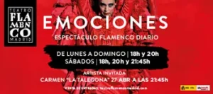 Emociones Teatro Flamenco Madrid