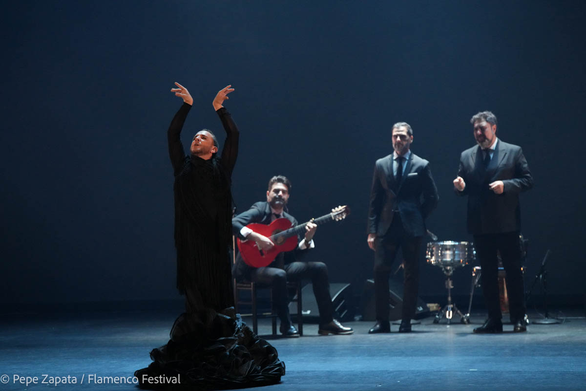 Los cuatro magníficos cierran el telón del Flamenco Festival entre ovaciones