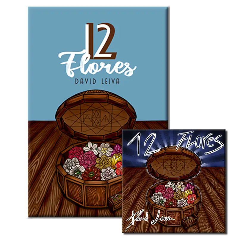 “12 FLORES” de David Leiva (disco, libro, audiolibro)
