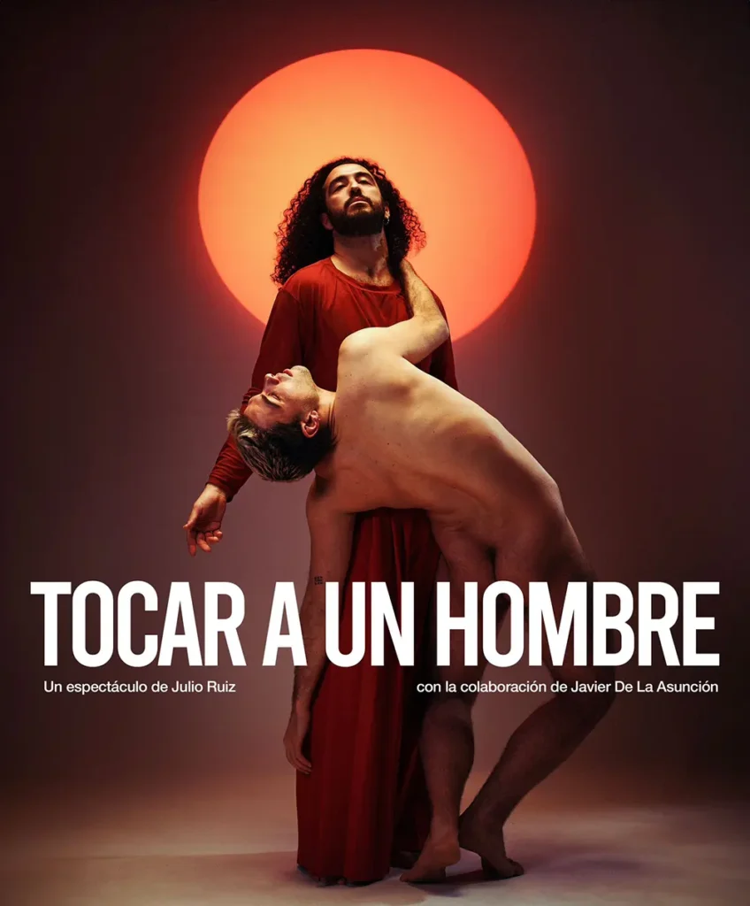 tocar a un hombre