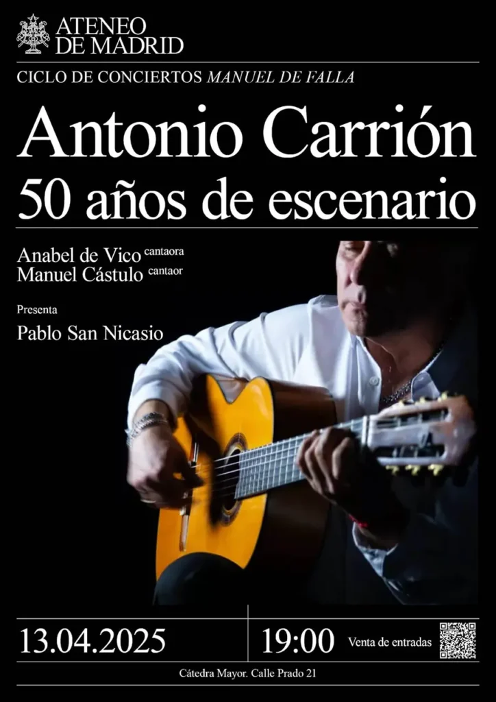 Antonio Carrión - 50 años en el escenario - Ateneo de Madrid