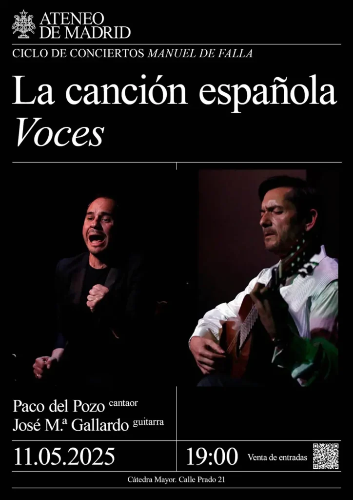La canción española - Voces - Paco del Pozo & José María Gallardo en el Ateneo de Madrid