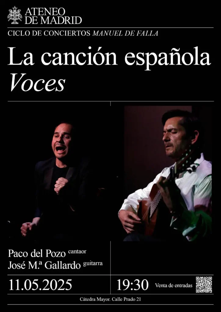 Voces - Paco del Pozo & José María Gallardo - Ateneo de Madrid