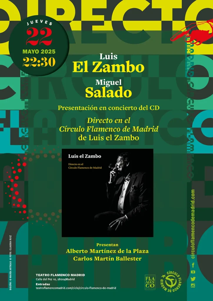 Luis el Zambo en el Círculo flamenco de Madrid