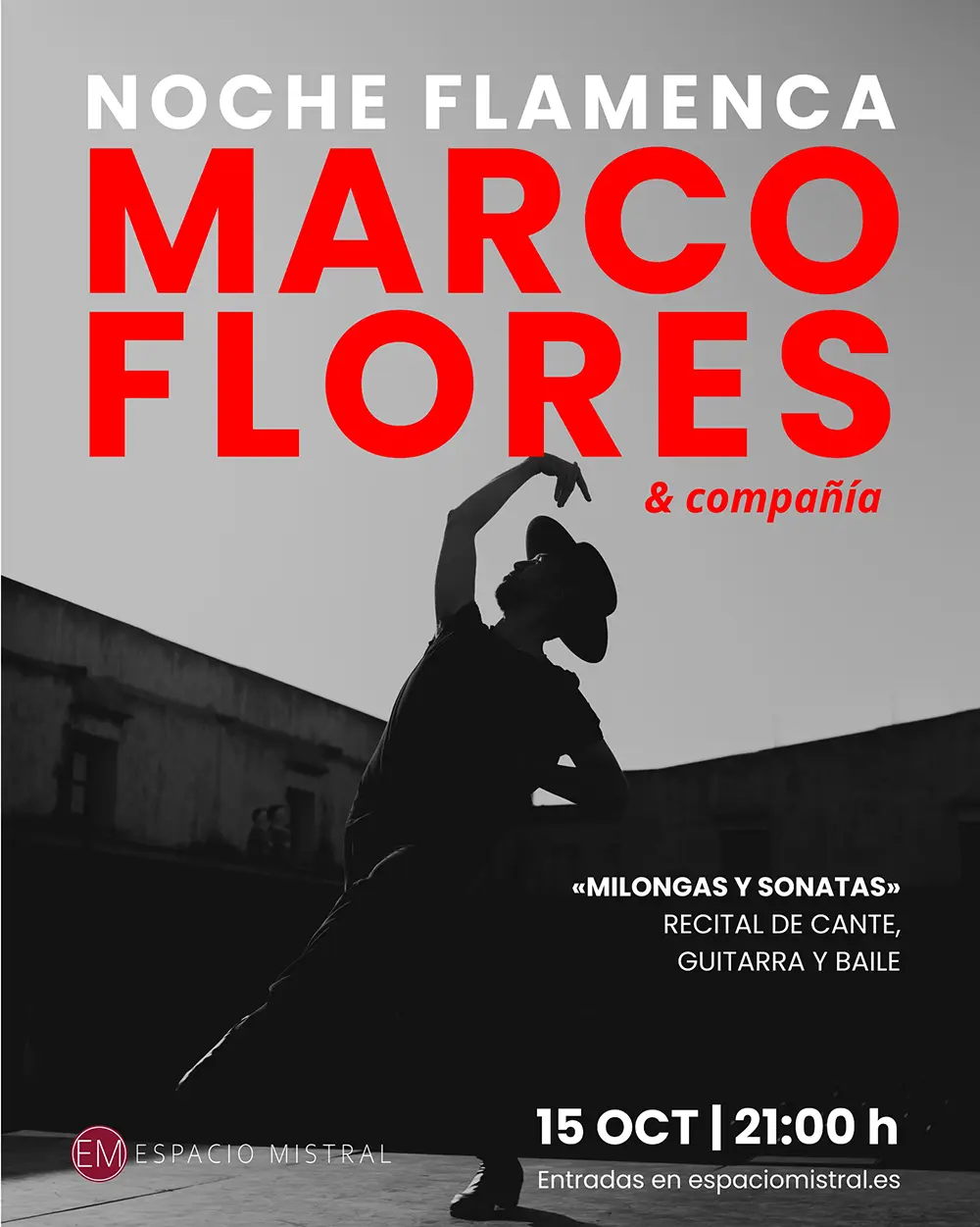 Marco Flores en Espacio Mistral