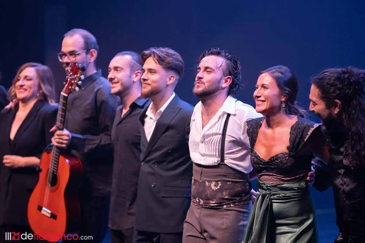Juan Anguita, Celia Romero y Yoel Vargas en Suma Flamenca Joven