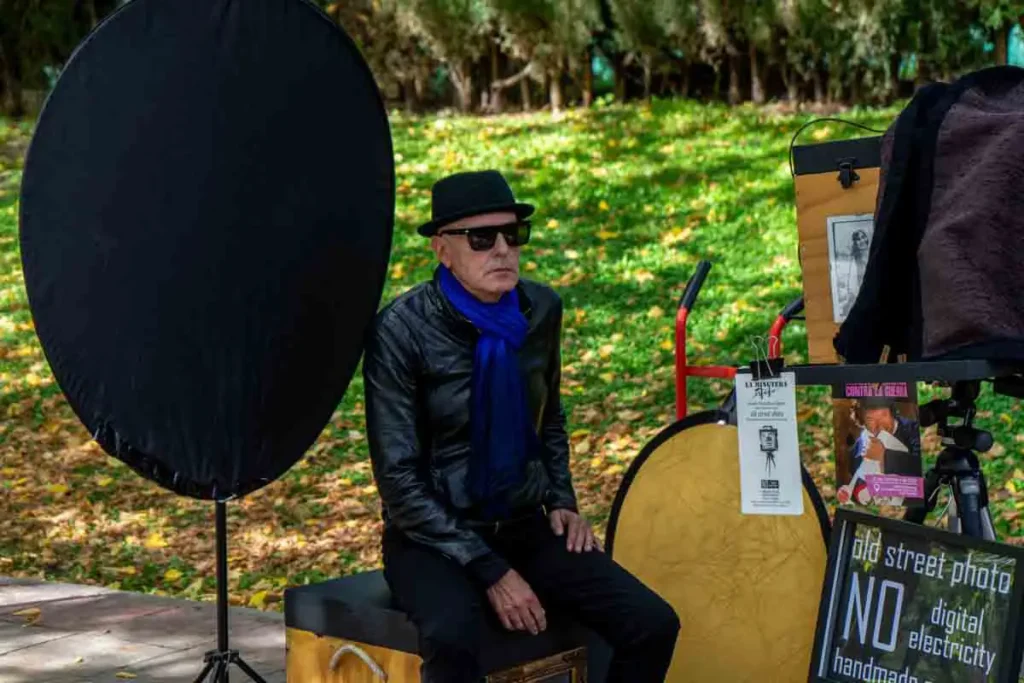 Acción contra la guerra - foto Manuel Montaño