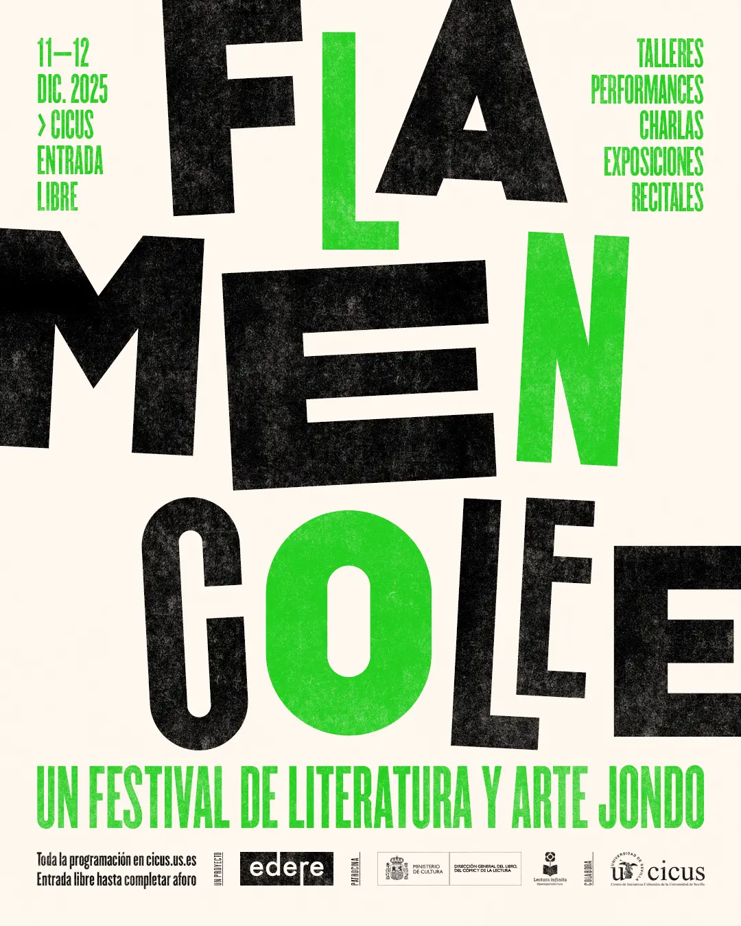 FlamencOlee 2025: Sevilla se convierte en capital del diálogo entre el flamenco y la literatura