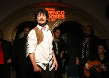 Jesús Carmona en el Tablao Cordobes