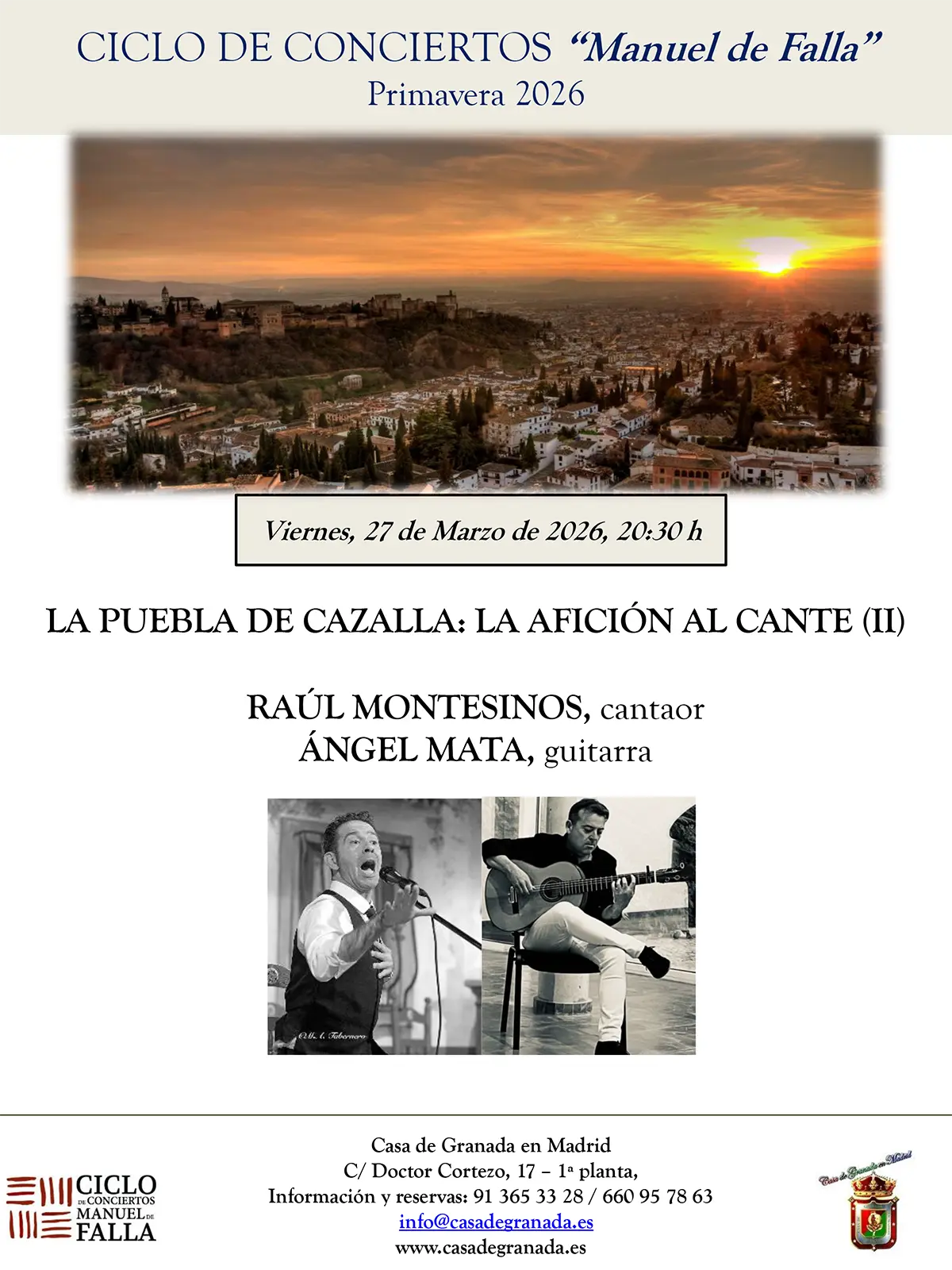 LA PUEBLA DE CAZALLA: LA AFICIÓN AL CANTE – Raúl Montesinos & Ángel Mata