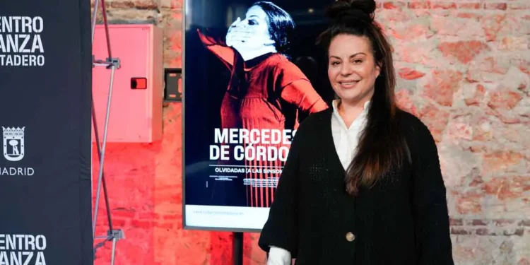 Mercedes de Córdoba en la presentación de "Olvidadas (a las sinsombrero)"