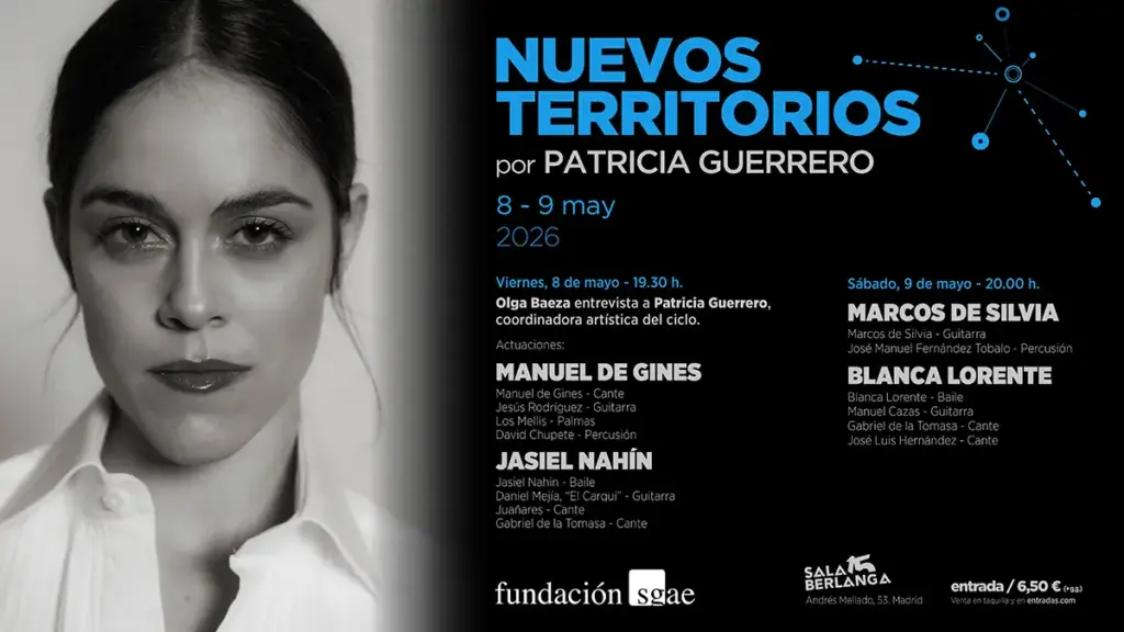 Patricia Guerrero abre “Nuevos Territorios” al flamenco emergente en la Sala Berlanga