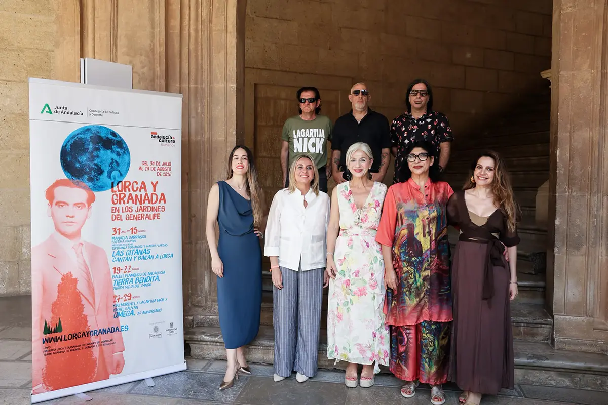Manuela Carrasco, el Ballet Flamenco de Andalucía y el 30 aniversario de Omega protagonizan la 25 edición de ‘Lorca y Granada en los Jardines del Generalife’
