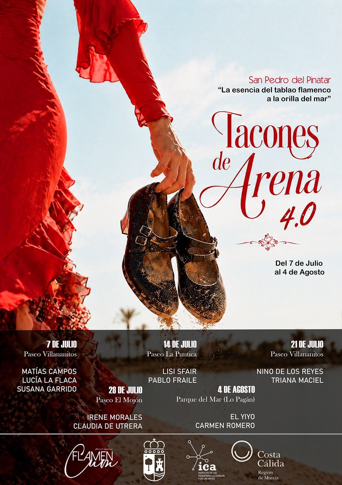 San Pedro del Pinatar (Murcia) baila a pie de playa con Tacones de Arena 4.0