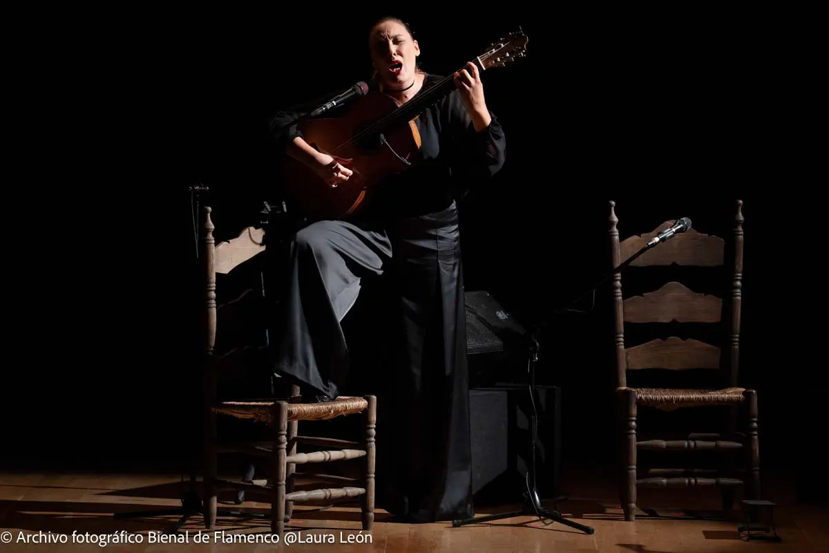 María Marín presenta ‘Las Tres Marías’ en el Espacio Turina, dentro de la Bienal de Flamenco de Sevilla (fotografías y vídeo)
