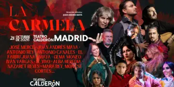 Tablao La Carmela reúne a 21 artistas en el Teatro Calderón de Madrid para celebrar su quinto aniversario