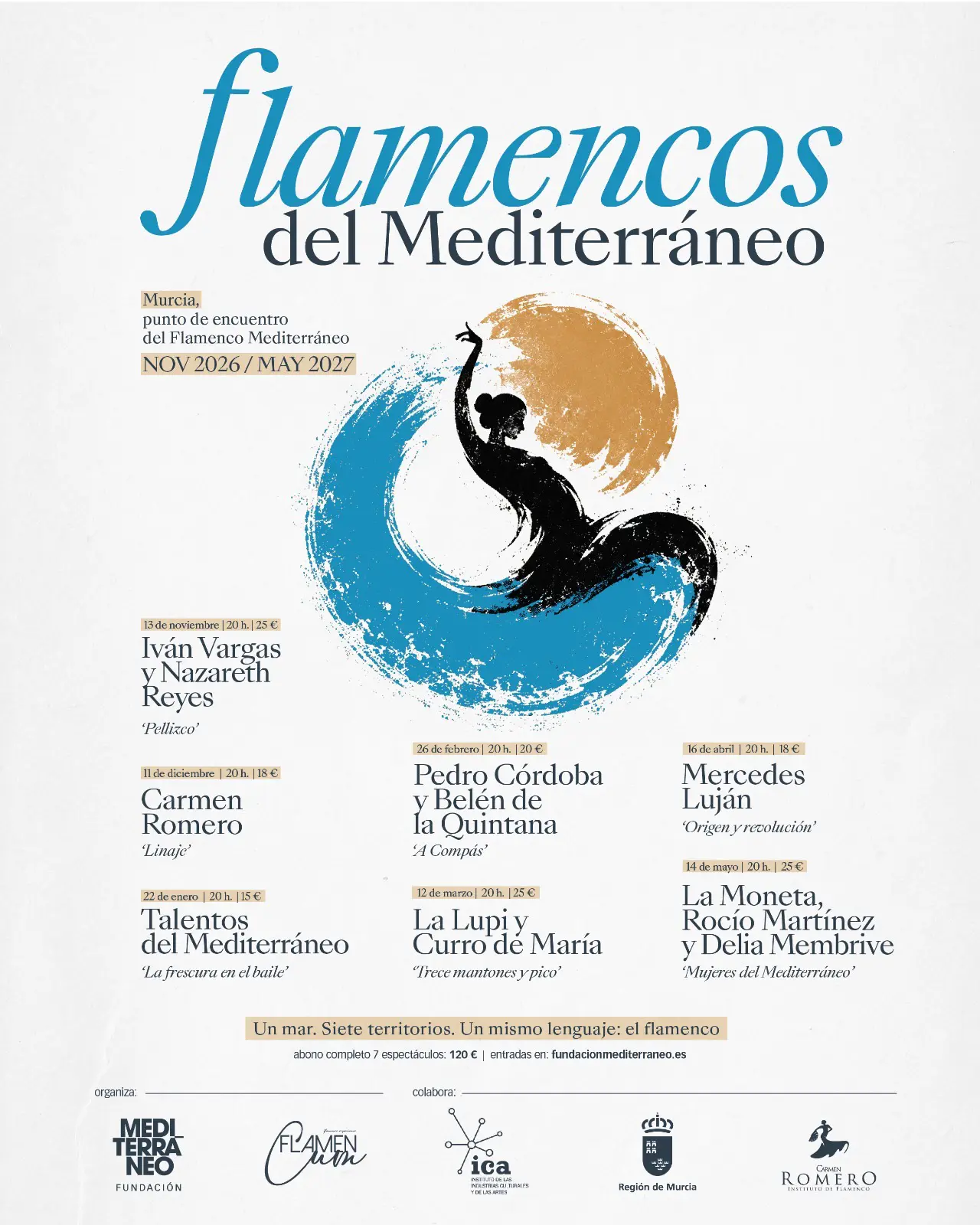 Murcia estrena Flamencos del Mediterráneo, un ciclo estable de flamenco de noviembre a mayo